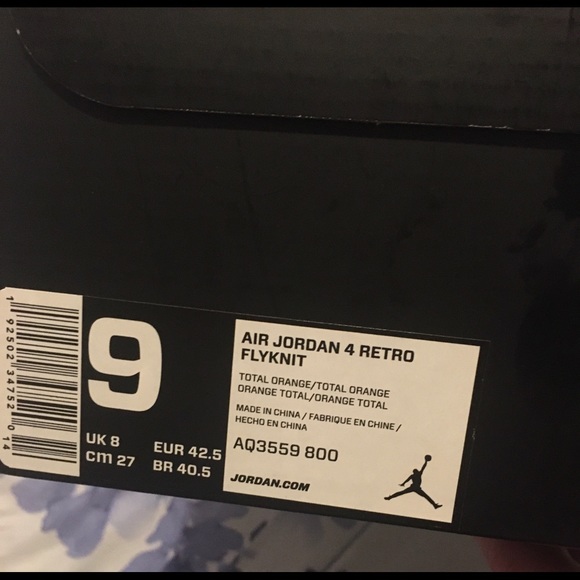 Men’s Air Jordan-retro 4- basketball shoes!! - Picture 5 of 7